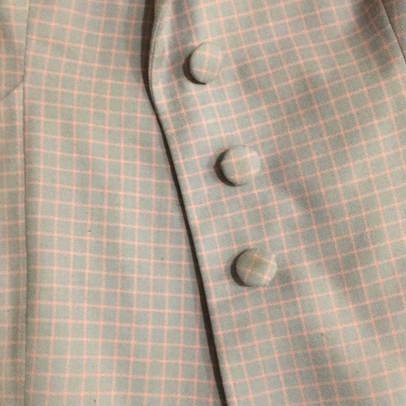 Vintage 1940’s Checkered Women’s Suit Large - Picture 7 of 8